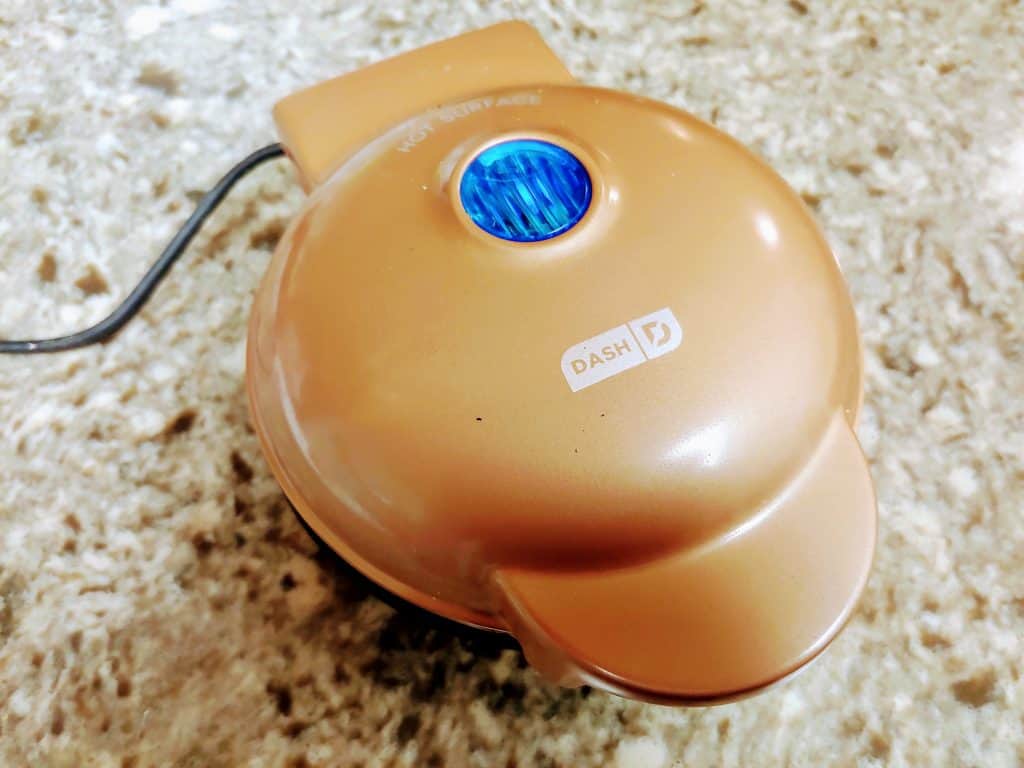 Brown Dash Mini Waffle Maker